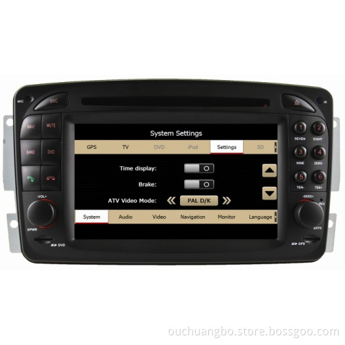 Ouchuangbo Car Navigation DVD for Mercedes Benz CLK W209 /Benz CLS W219 GPS Sartnav TV